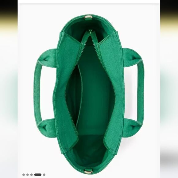 Kate Spade Jett Beach Time Stripe Small Tote in Green Bean - Picture 5 of 12